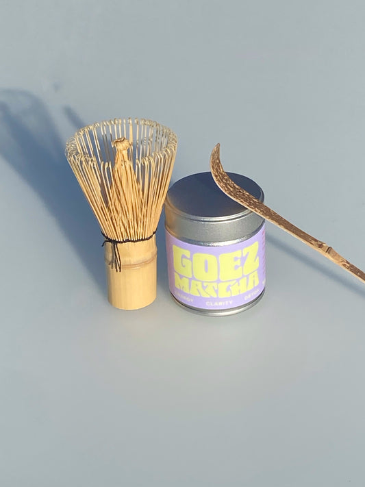 Matcha, Kit tin front